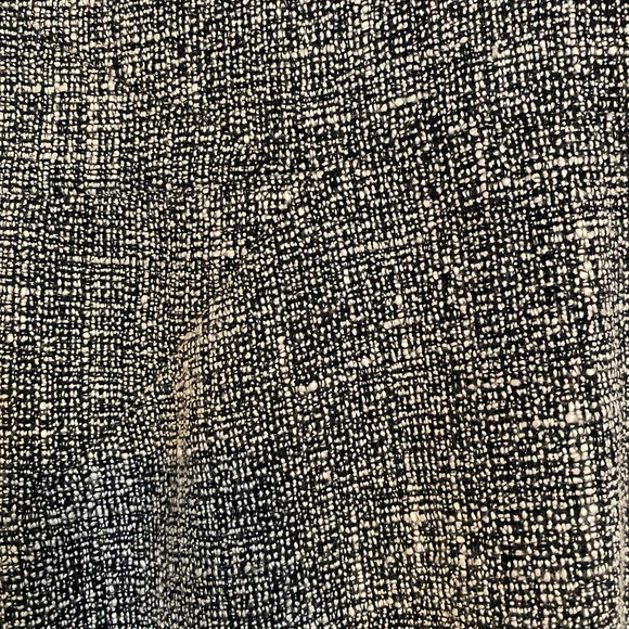 Dark Navy Blue and Off White tweed Banana Republic Petite Dress Size 0 - Picture 6 of 6